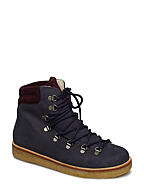 Boots - flat - with laces - 2630/2195 NAVY/BORDEAUX