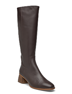 ANGULUS Boots - Block heel with zipper - ANGULUS - 2962/002 BROWN/BROWN / brown