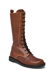 ANGULUS Boots - flat - with laces - ANGULUS - 2509 COGNAC / brown