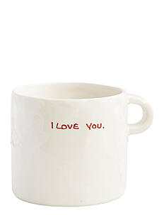 Anna + Nina Mug I Love you - Vis alt - WHITE / white