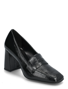 Apair Classic square loafer - Mokasiner med hæl - NERO / black