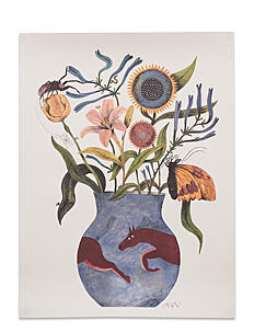 Aparte Works Aparte x Audrey Helen Weber - Flowers - Plakater - MULTI / multi