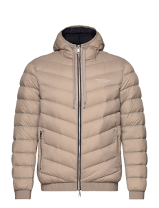 Armani Exchange DOWN JACKET - Jakker - 7703-STRING/DEEP NAVY / beige