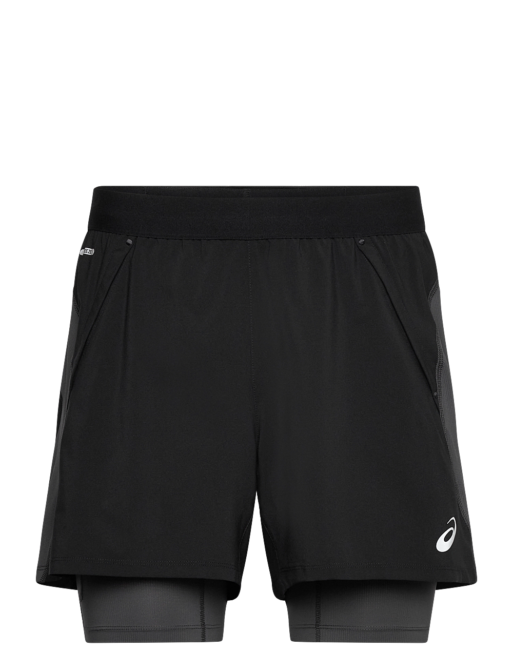 Asics - ROAD 2N1 5IN SHORT - løpeshorts - performance black/graphite grey - 0