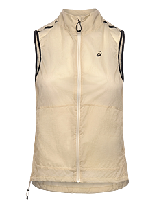 Asics METARUN PACKABLE GILET - Vester - BIRCH / beige