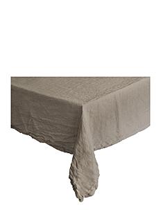 Au Maison Table cloth Linen Basic Washed - Juletekstiler - LATTE / beige