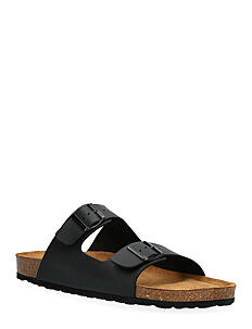 Axelda Charlie - Flate sandaler - BLACK / black