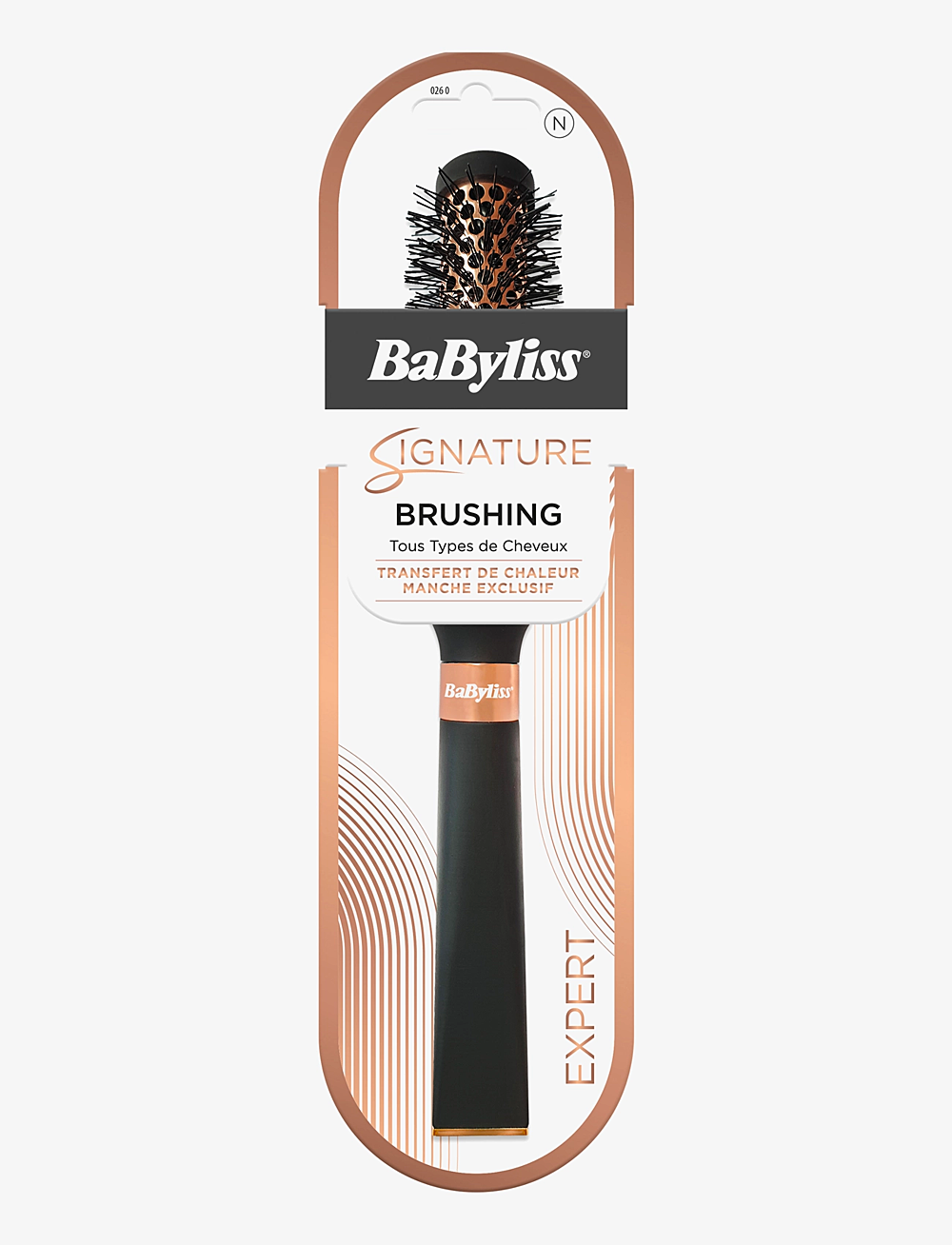 Babyliss Paris - Signature styling brush 24 mm - rundbørste - clear - 0