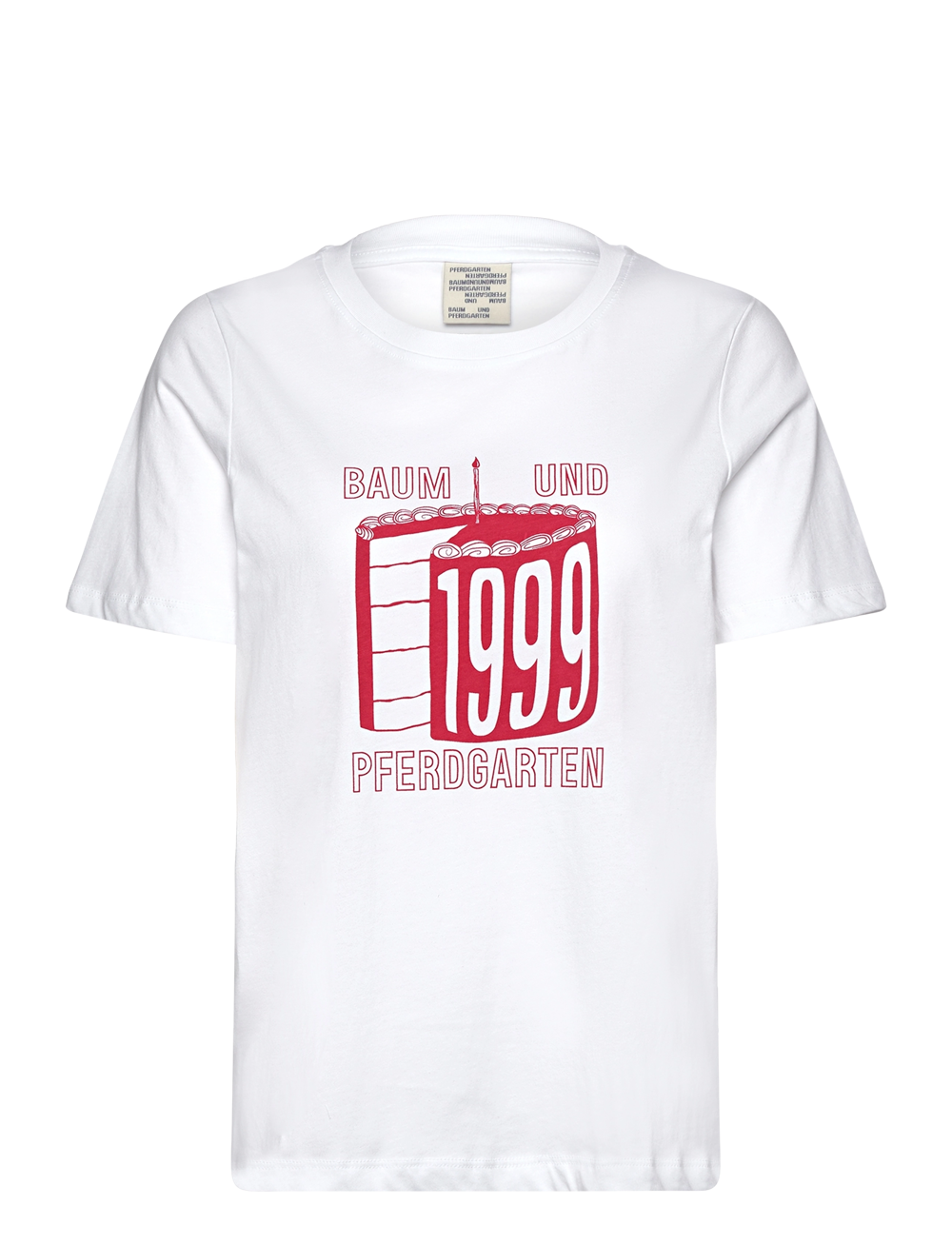 Baum und Pferdgarten - JAWO - t-shirts - bright white cake - 0