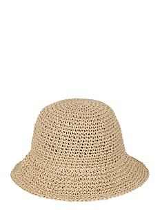 Becksöndergaard Solid Saverina Straw Hat - Stråhatter - LIGHT NATURE / beige