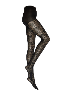 Becksöndergaard Floral Net Tights - Kolleksjoner - BLACK / black