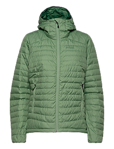 Bergans Lava Light Down Jacket w/Hood Women Jade Green XS - Vinterjakker - JADE GREEN / green