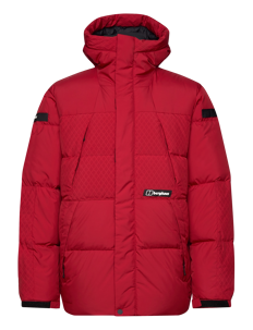 Berghaus BG M FAWDON DOWN JKT - Jakker - RED DAHLIA-JET BLACK / red