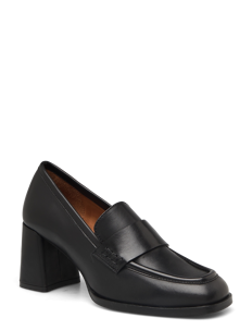 Billi Bi Shoes - Mokasiner med hæl - BLACK CALF / black