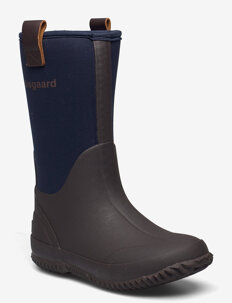 Bisgaard bisgaard neo thermo - Gummistøvler med linjer - NAVY / black