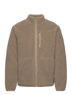 Björn Borg CENTRE PILE FLEECE JACKET - Jakker - WINTER TWIG / beige