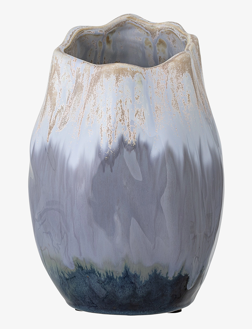 Bloomingville - Jace Deco Vase - vaser - white - 0