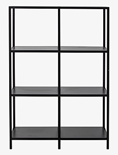 Bloomingville Valde Bookcase - Møbler - BLACK / black