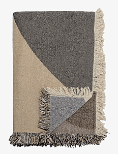 Bloomingville Tasja Throw - Tekstiler - NATURE / grey