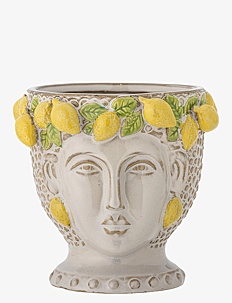 Bloomingville Limone Flowerpot - Utendørs - YELLOW / multi