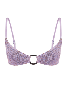 Bond-Eye ring lissio crop - Bikinier - LAVENDER LUREX / purple