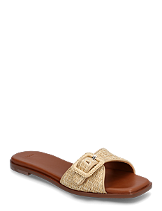 BOSS Charlize_Slid10_RFBK - Flate sandaler - LIGHT BEIGE / brown