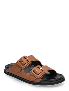 BOSS Freyah_Slide_VCBK - Flate sandaler - RUST/COPPER / brown