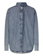 C_DENIM SHIRT HF - DARK BLUE