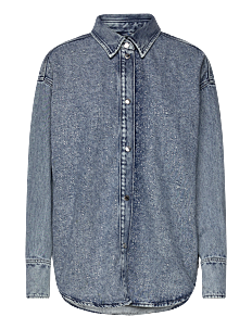 BOSS C_DENIM SHIRT HF - Kolleksjoner - DARK BLUE / blue