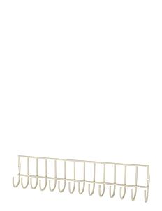 Broste Copenhagen Maggie Hook Rack - Møbler - RAINY DAY GREY / grey