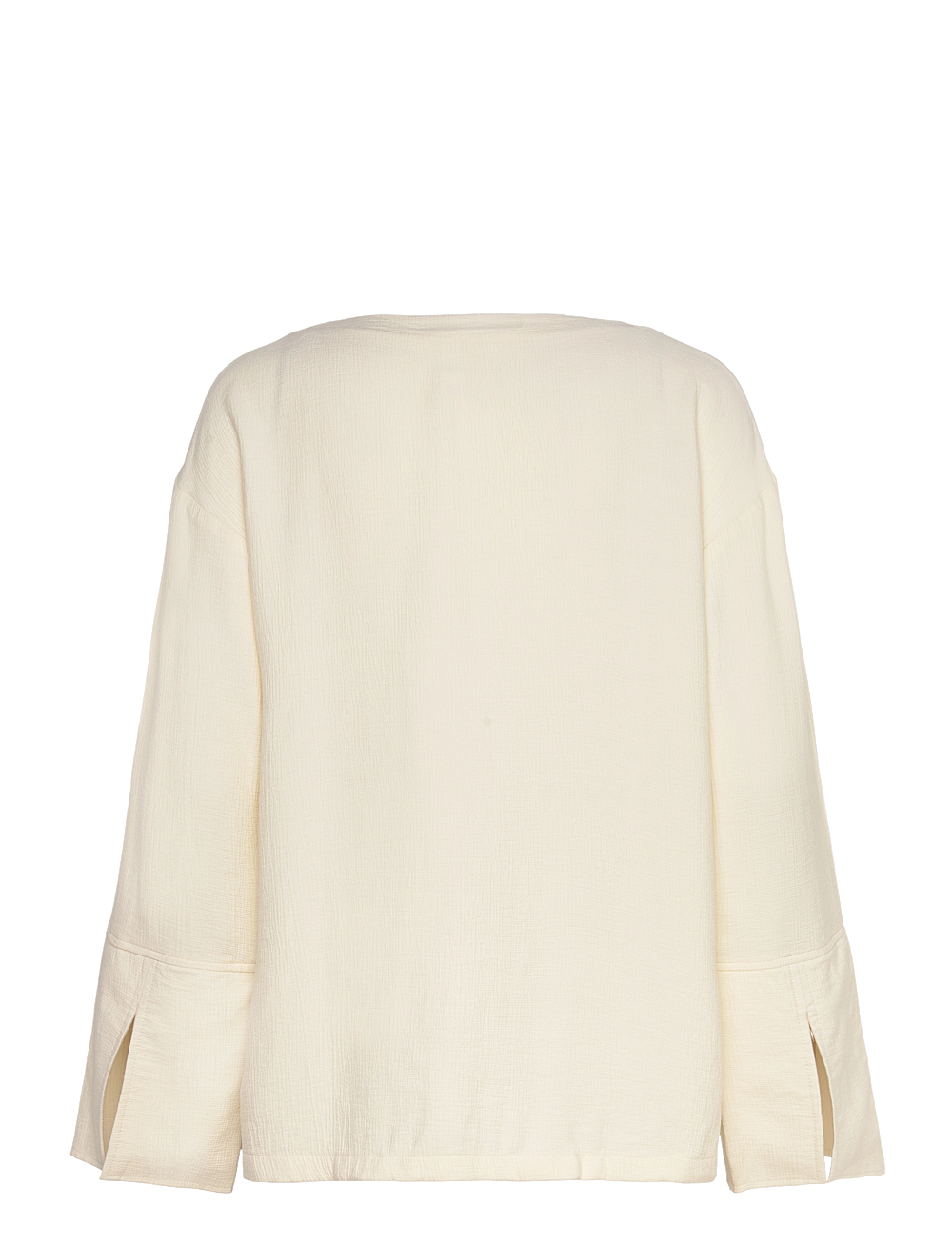 Bruun & Stengade - BS Helene Top - langermede topper - off white - 2