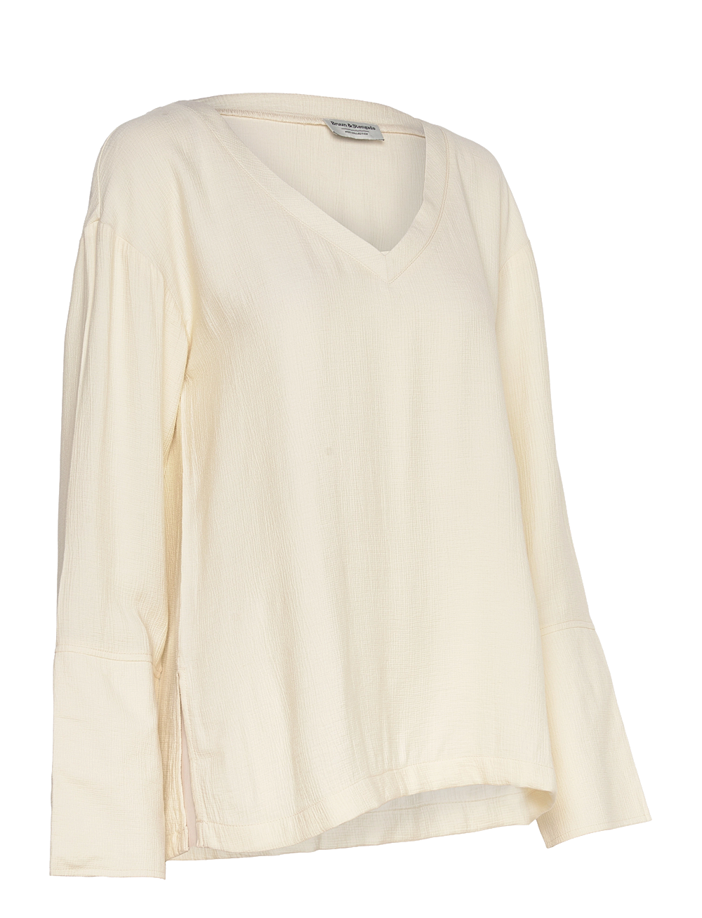 Bruun & Stengade - BS Helene Top - langermede topper - off white - 4