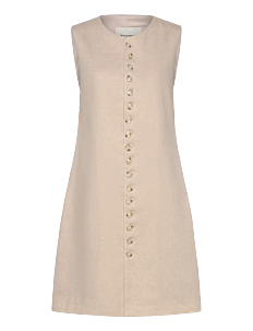 Bruun & Stengade BS Gia Slim Fit Dress - Bruun & Stengade - BEIGE / beige