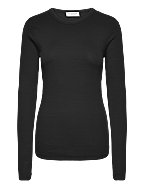 BS Margrethe Regular Fit Top - BLACK