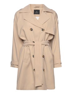 Bruuns Bazaar BellsBBIdara coat - Kåper - ROASTED GREY KHAKI / beige