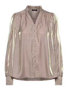 Bruuns Bazaar KassianiBBHarrietta shirt - Kolleksjoner - GOLD SAND / beige