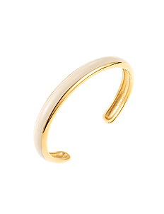 By Jolima Lissabon bangle - By Jolima - NUDE / gold