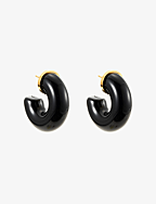 Ivy chunky hoops - BLACK