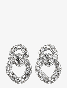 By Jolima Sparkle crystal earring - By Jolima - SILVER / silver