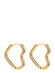 By Jolima Love hoop earring - By Jolima - GOLD / gold