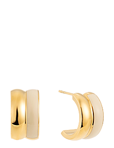 By Jolima Lissabon earring nude - By Jolima - NUDE / gold