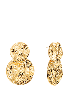 By Jolima Amalfi double earring - Øredobber - GOLD / gold