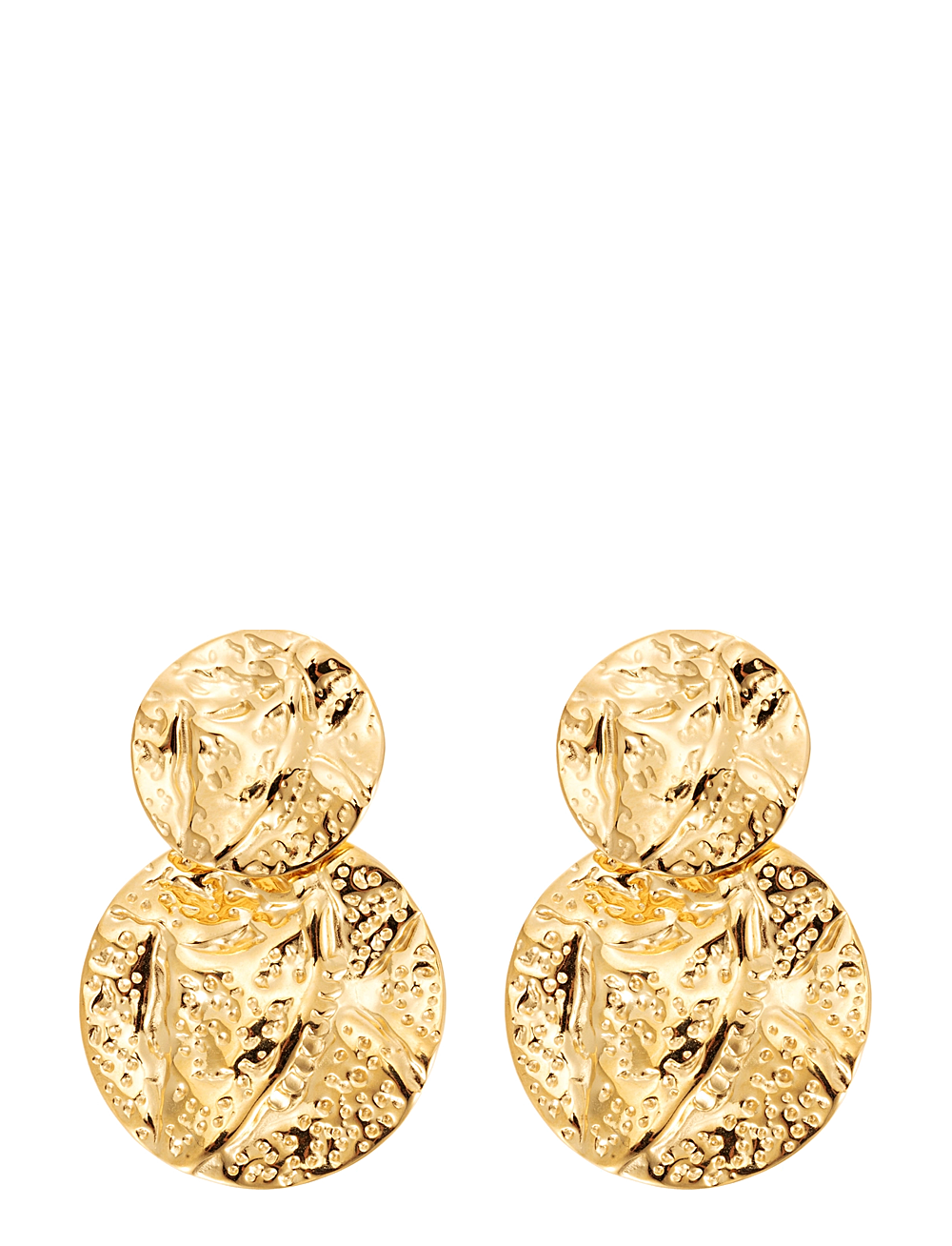 By Jolima - Amalfi double earring - hengende øredobber - gold - 2