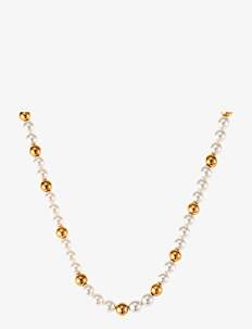 By Jolima Jolie pearl necklace - By Jolima - GOLD / gold