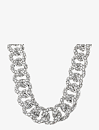 Sparkle crystal necklace - SILVER