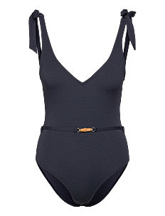 Malina Sally v-neck swimsuit - Badetøy - DARK BLUE / navy