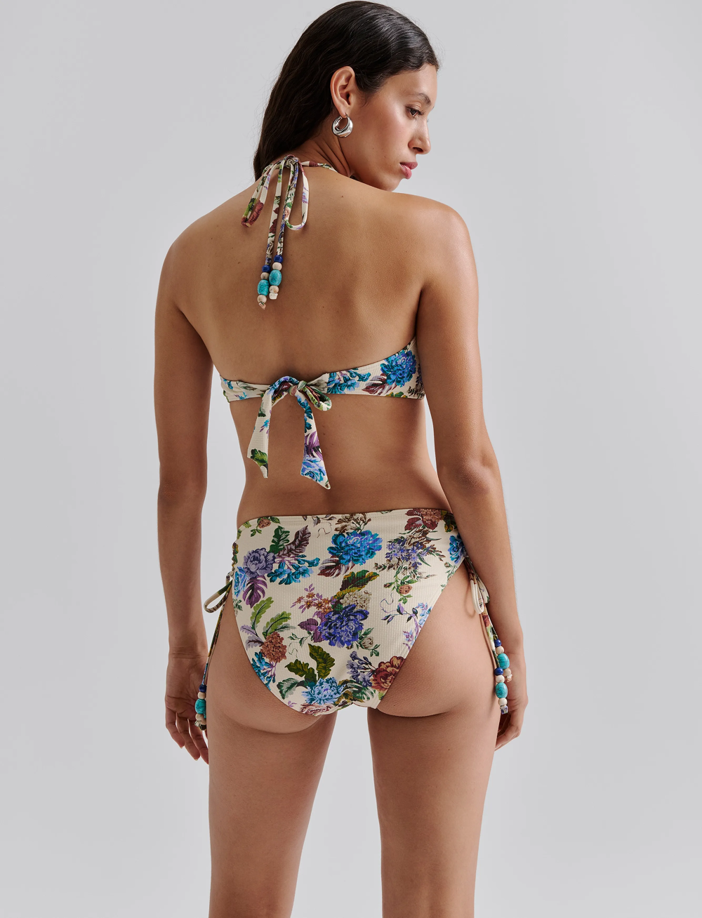 Malina - Cara mid rise bikini bottom - bikini truser - botanic florals - 3