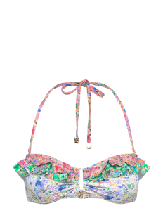 Malina Coraline bandeau bikini top - Bikinier - MULTI DITSY / multi