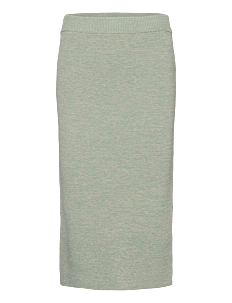 Malina Kenzie knitted midi skirt - Skjørt - SEAFOAMMELANGE / green