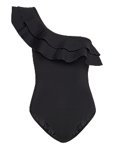 Malina Eleonor one-shoulder swimsuit - Badetøy - BLACK / black